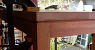 Custom sustainable mahogany furniture. We design it together and I build it.